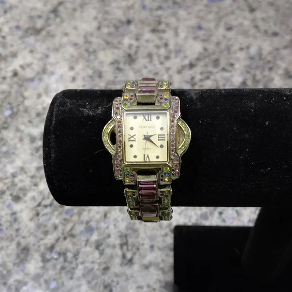 Heidi Daus Lavender and Gold Women\'s Watch Heidi Daus Purple Beaded Watch | Watch - Heidi Daus New  main image 4